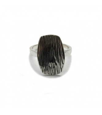 R001870 Stylish Sterling Silver Ring Stamped Solid 925 Nickel Free Handmade